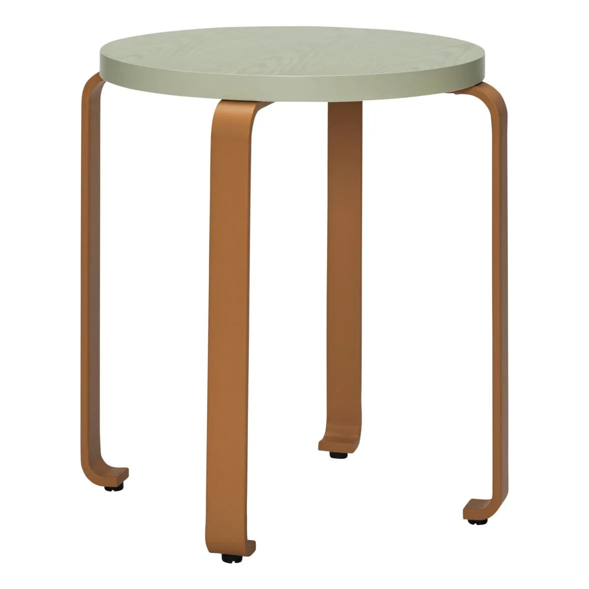 Hübsch - Smile Stool | Orange Rouille