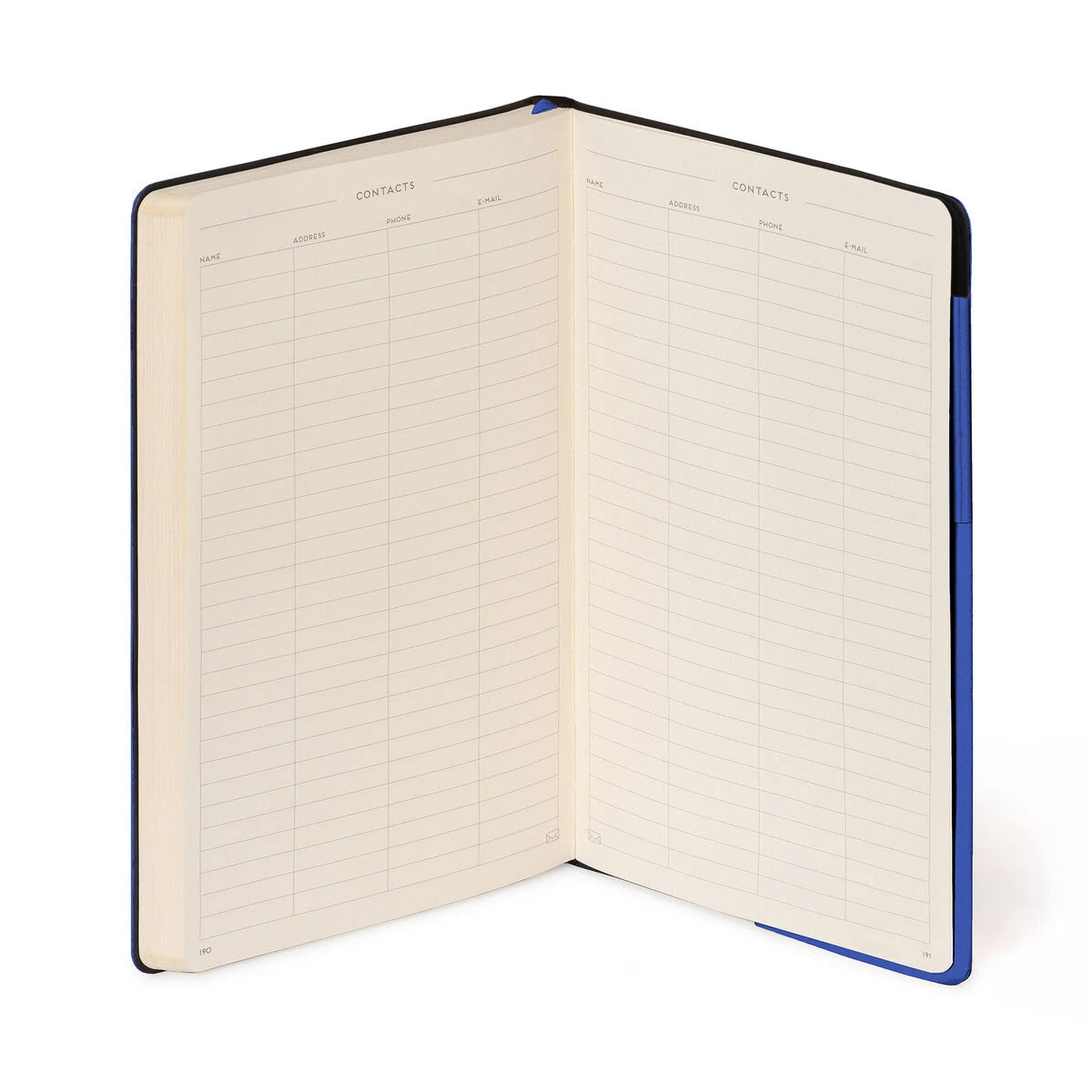 Legami - Notebook with Blank Pages and Monochrome Soft Cover - Eclectic Blue - My Notebook
