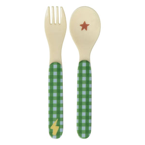 Rice - Hero melamine cutlery | Green