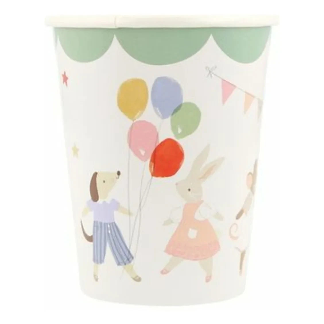Meri Meri - Animal Friends Birthday Cups - Set of 8