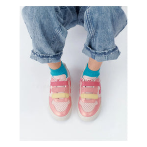 Veja - Scratch Sneakers Küçük V-10 Deri | Pembe