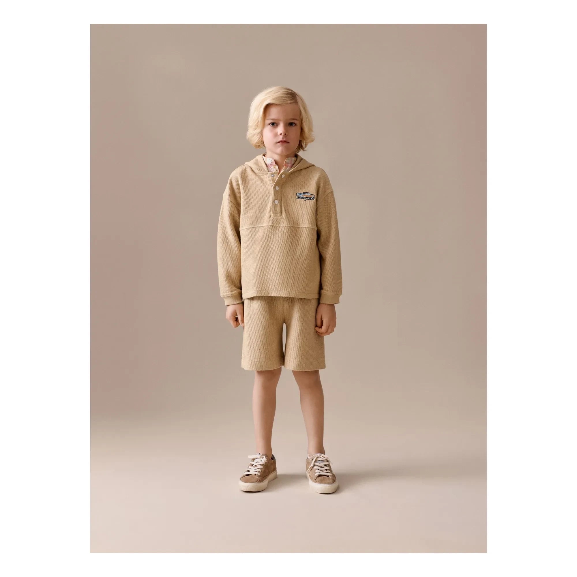 Bonpoint - Bermuda Shorts Made of Organic Cotton | Beige