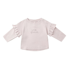 Quincy Mae - Wildflower Organic Cotton T-Shirt | Lilac