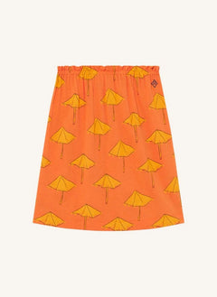 The Animals Observatory - Baby Umbrella Jersey Skirt | Orange