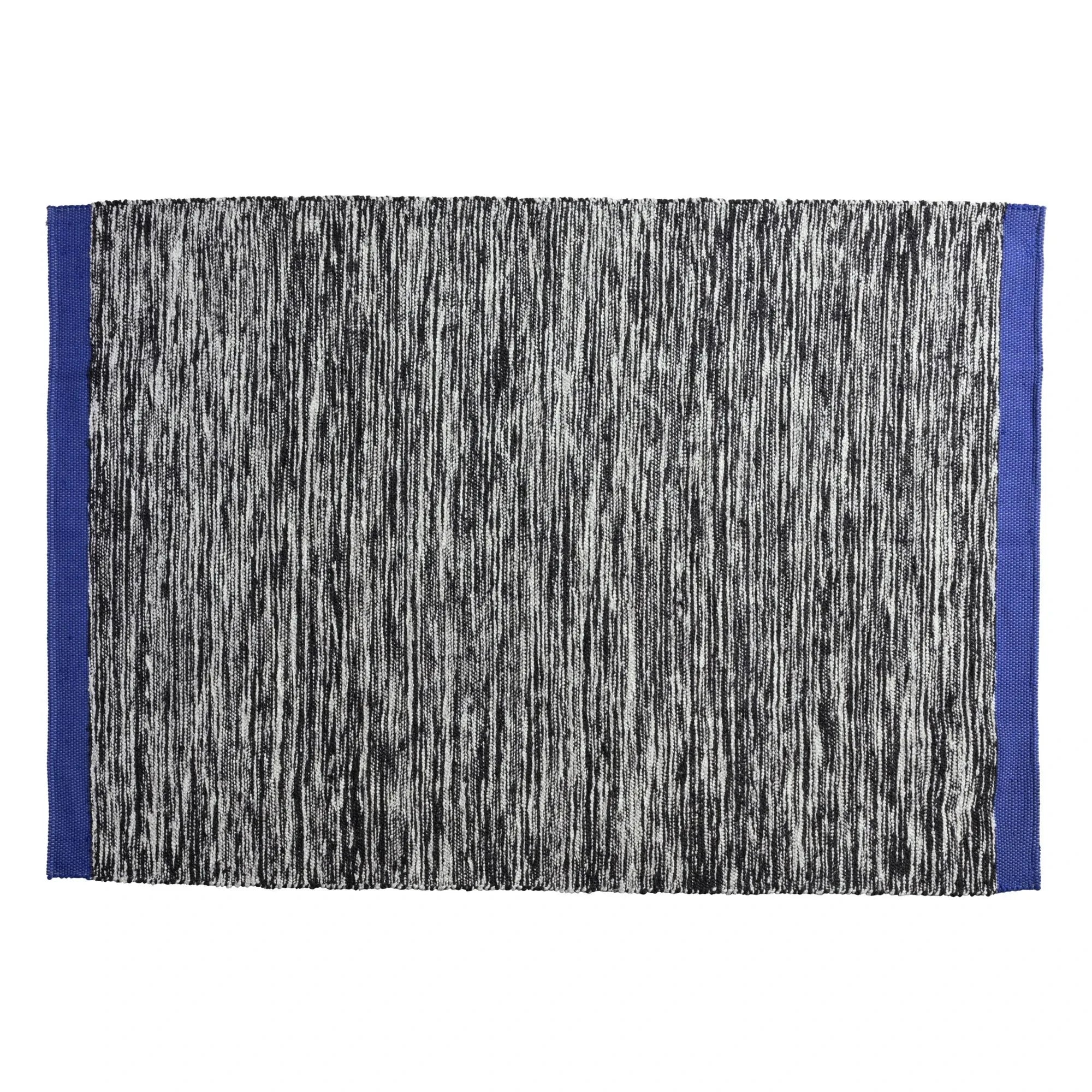 La cerise sur le gâteau - Matt Recycled Cotton Rug | Black