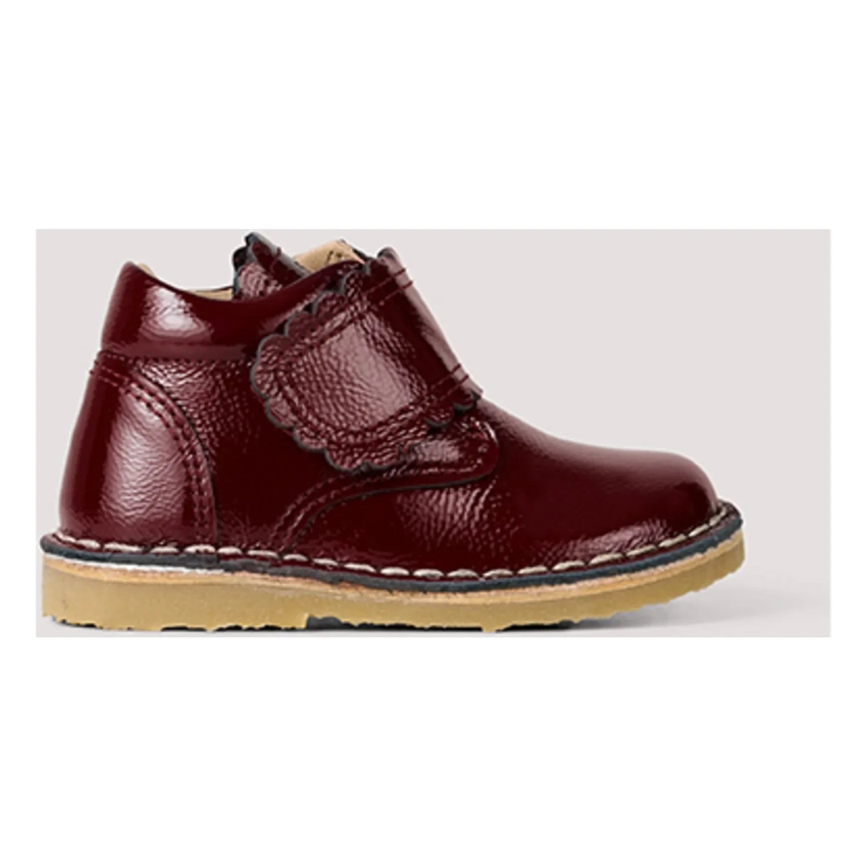 Petit Nord - Striped Trawling Boots | Burgundy