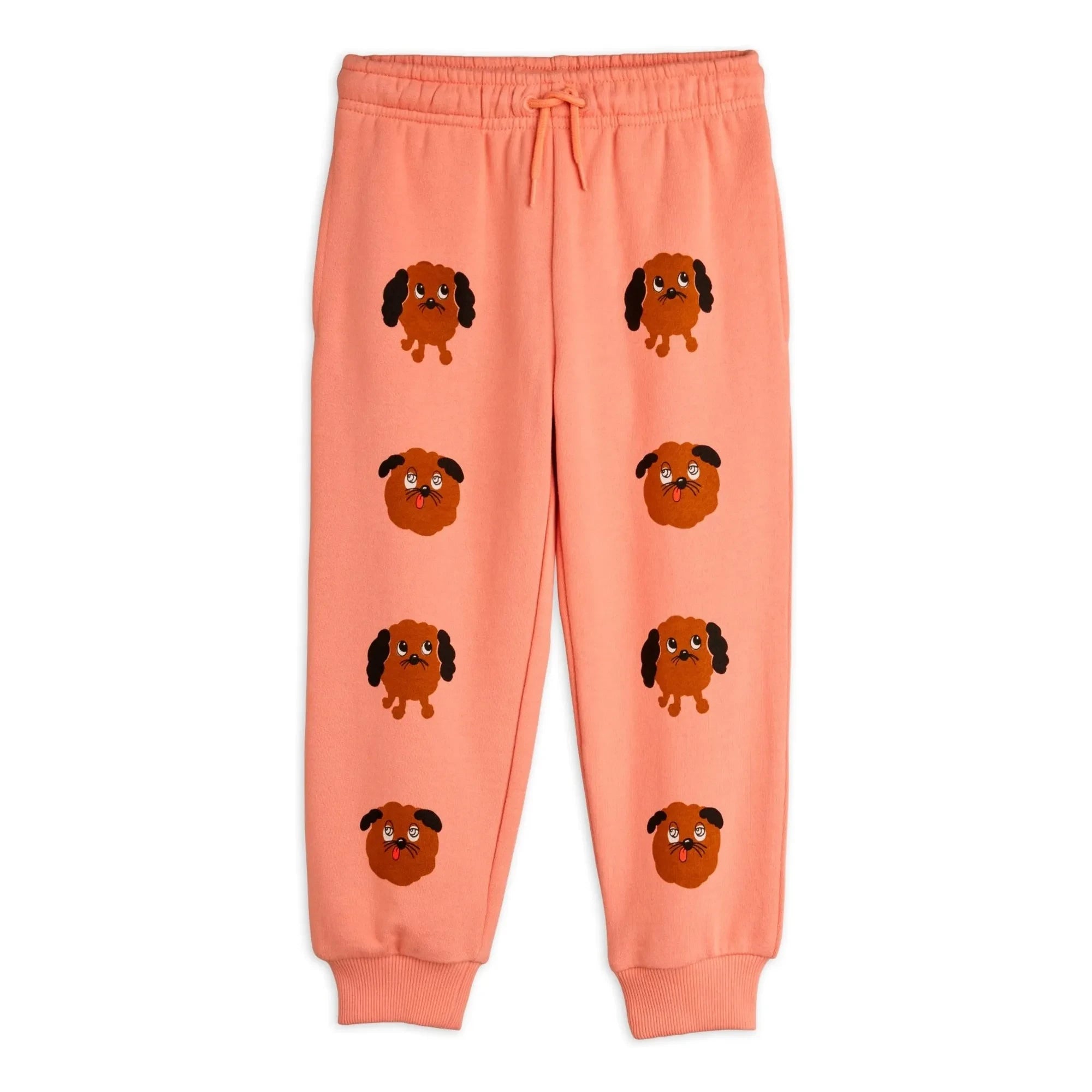 Mini Rodini - Doggies Organic Cotton Jogger | Light Pink