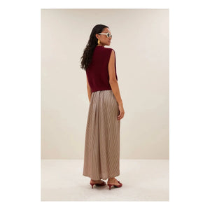 By Bar - Nori Sleeveless Sweater | Burgundy