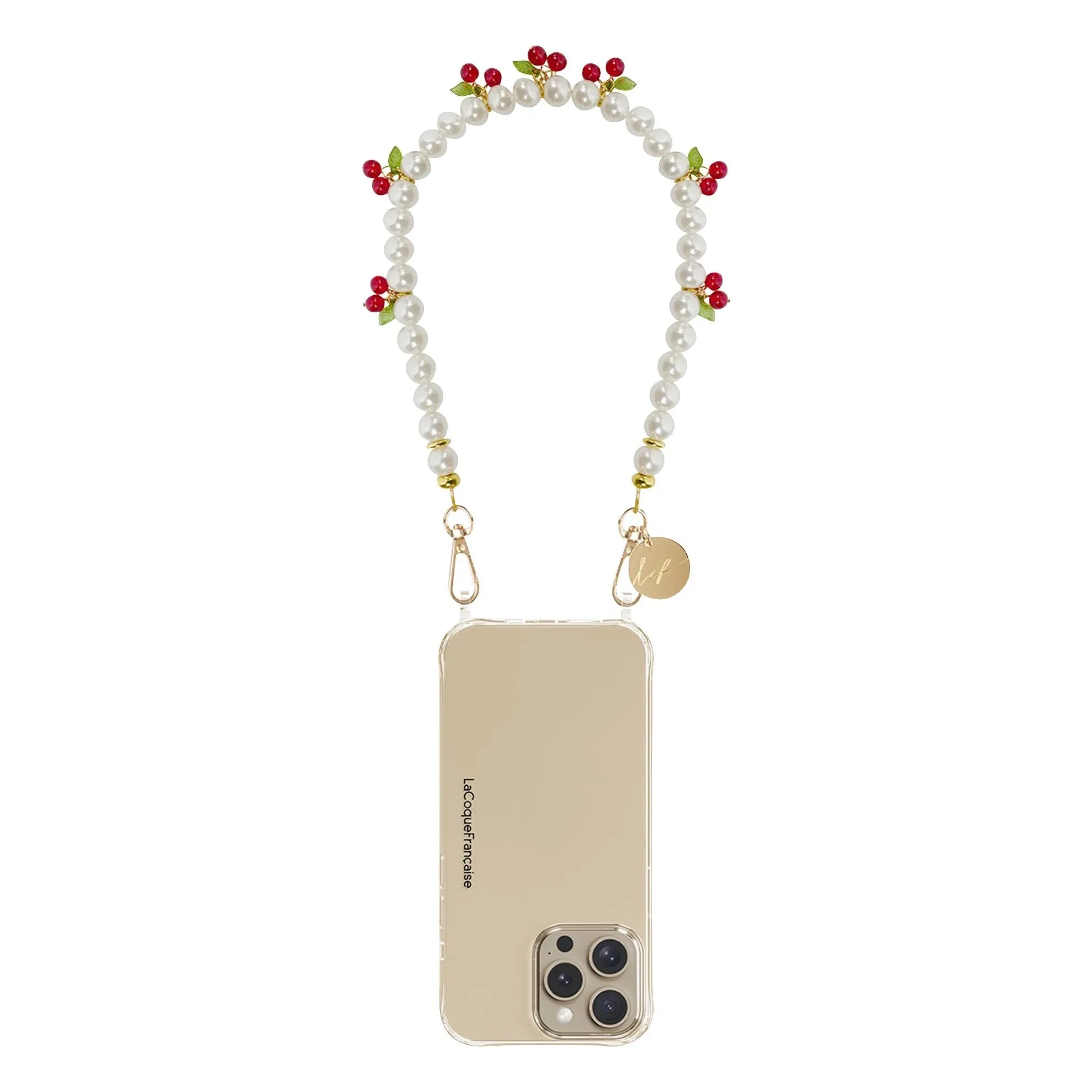LaCoqueFrançaise - Cherry Short Chain | White