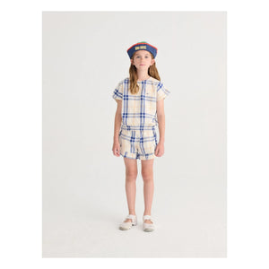 Bobo Choses - Color Block Recycled Fiber Sailor Beret | Navy Blue