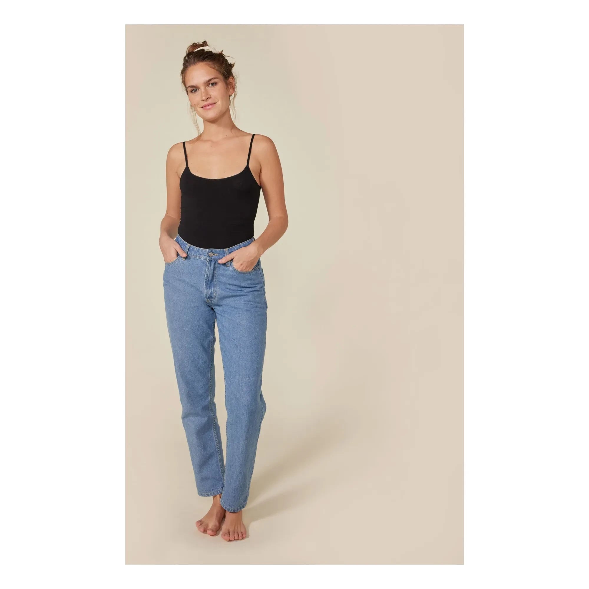 Petit Bateau - Sleeveless Bodysuit - Women's Collection | Black