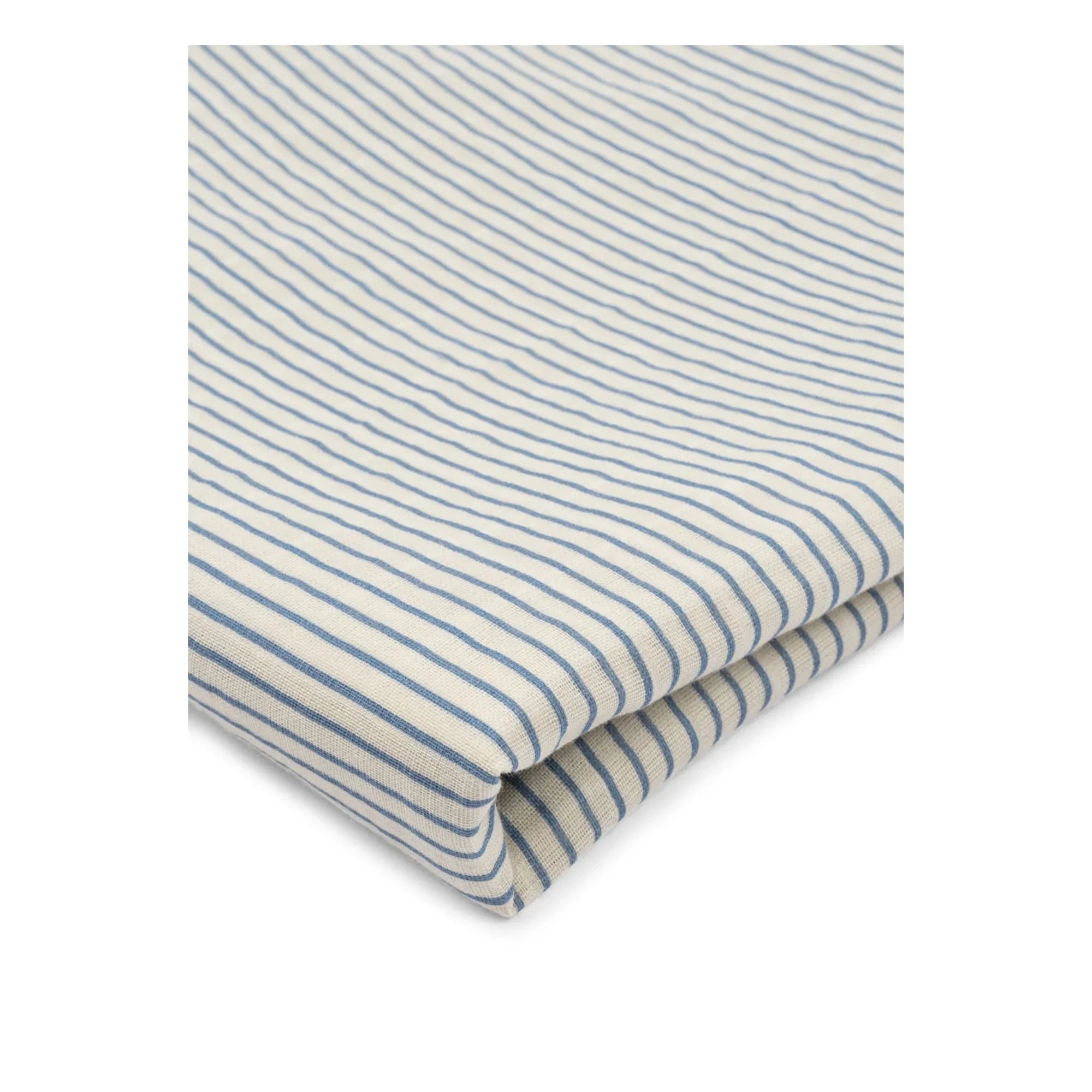 Konges Sløjd - Striped Organic Cotton Swaddle | Blue