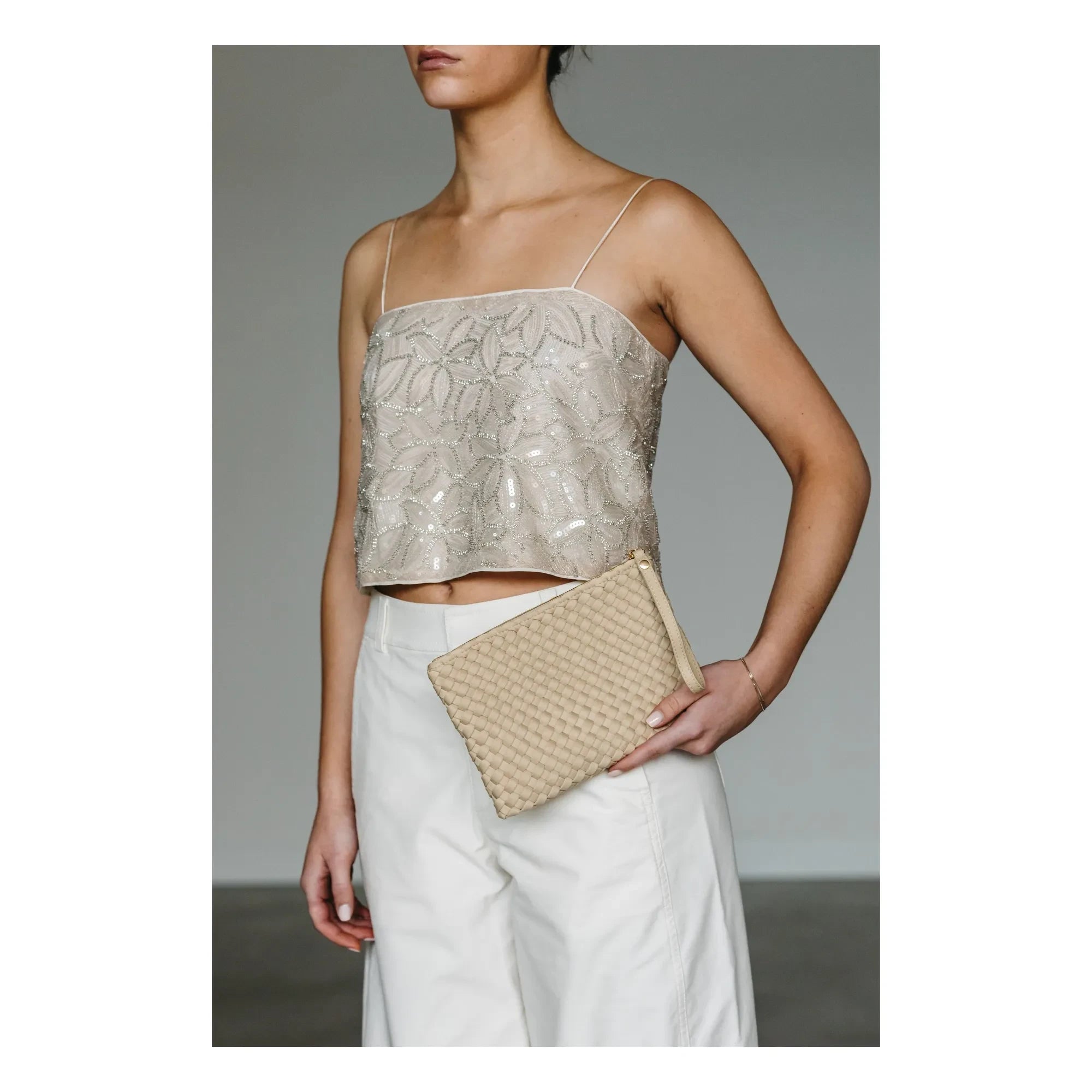 Marrea - Marrea Clutch Bag | Sand
