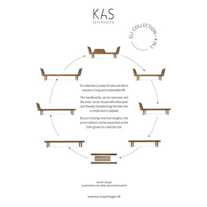 KAS Copenhagen - Eli junior bed | Smoked oak
