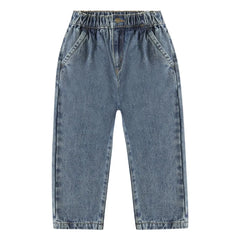 Rylee + Cru - Loose Denim Pants | Blue