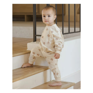 Quincy Mae - Organic Cotton Bear Sweatshirt | Ecru