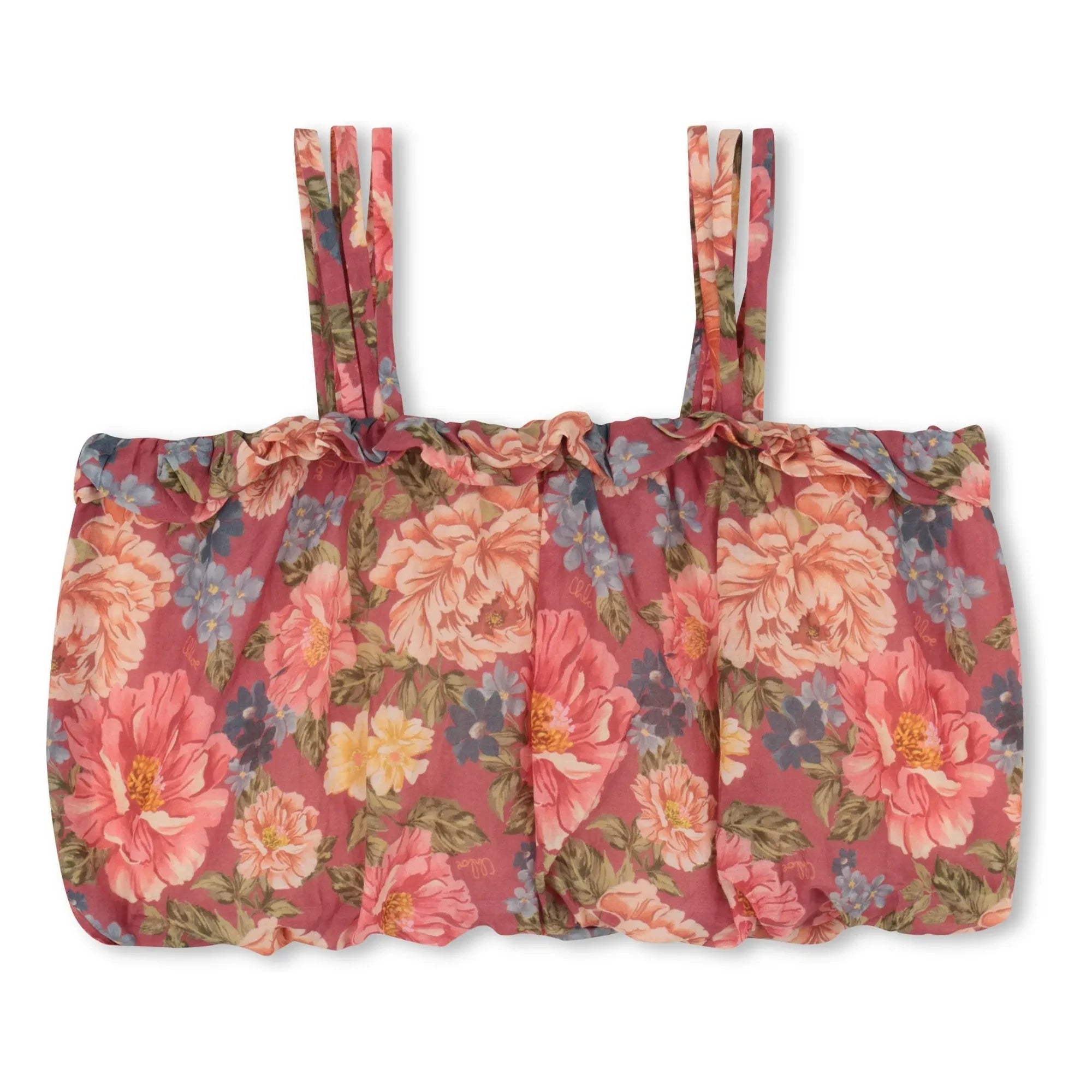Chloé - Organic Cotton Flower Top | Rosewood