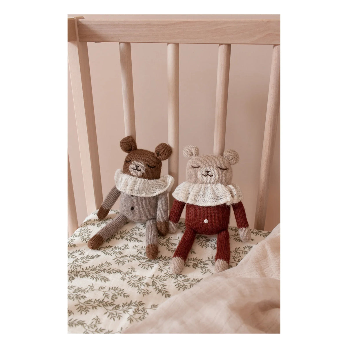 Main Sauvage - Pajama Set with Large Plush Bear | Terracotta