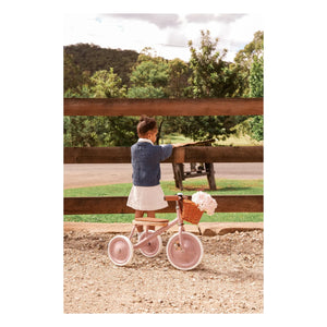 Banwood - Metal and Wood Tricycle | Dusty Pink