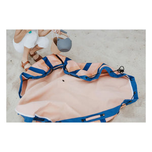 Play and Go - Noomad outdoor bag / mat - Mocha stripes
