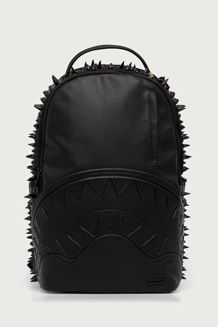 Sprayground - Black Faux Leather Backpack 910B8362NSZ