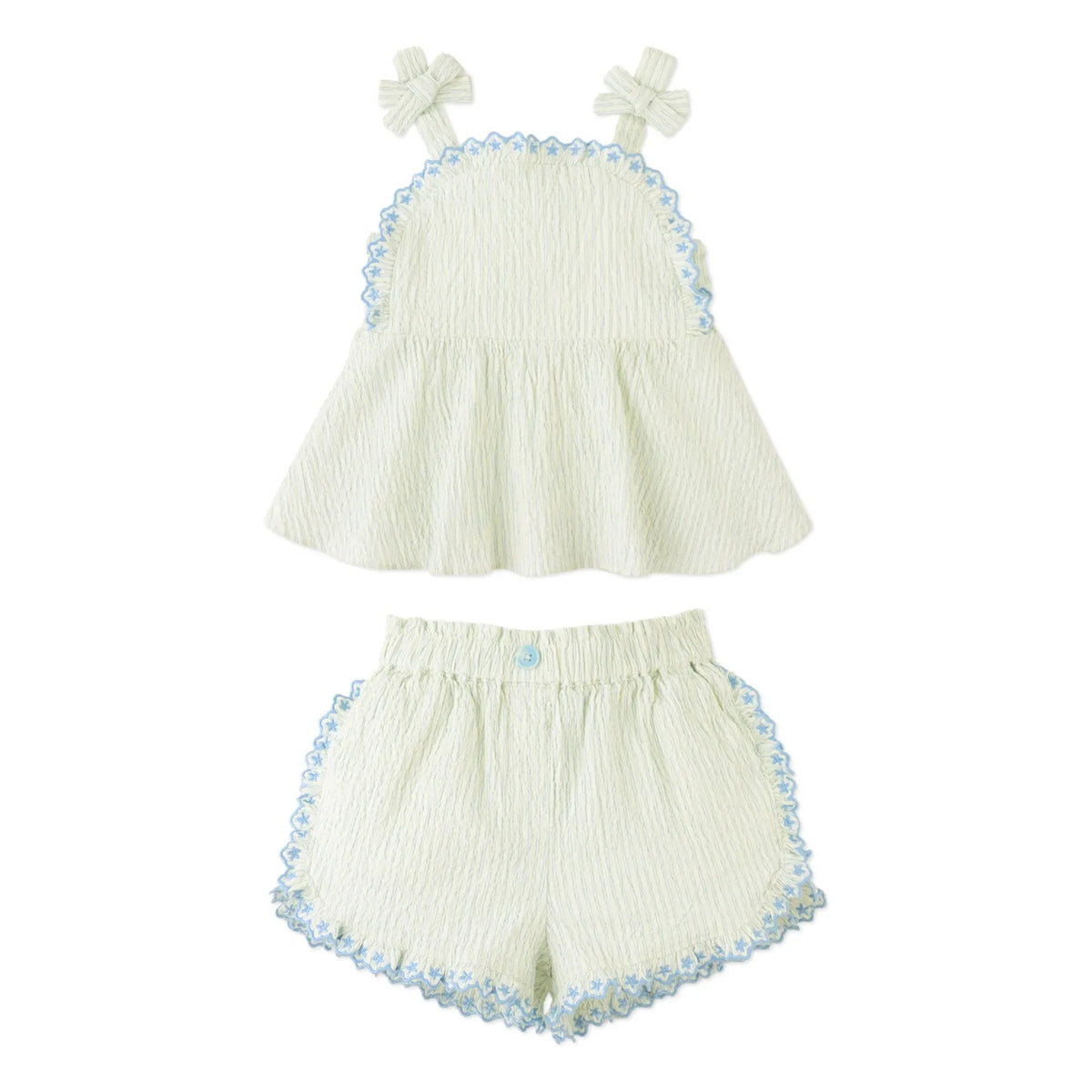 Gingersnaps - Isabel Striped Top and Shorts Set | Blue