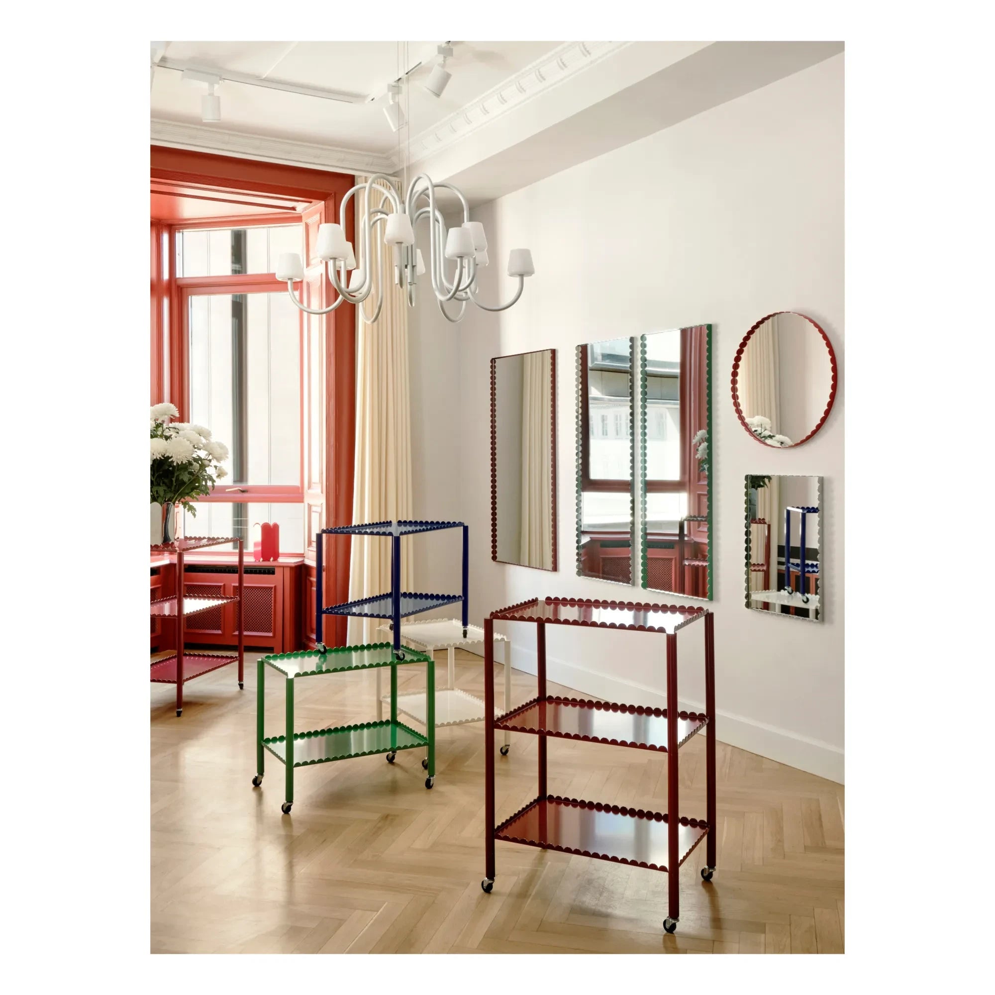 Hay - Arcs Mirror - Muller Van Severen | Steel Gray