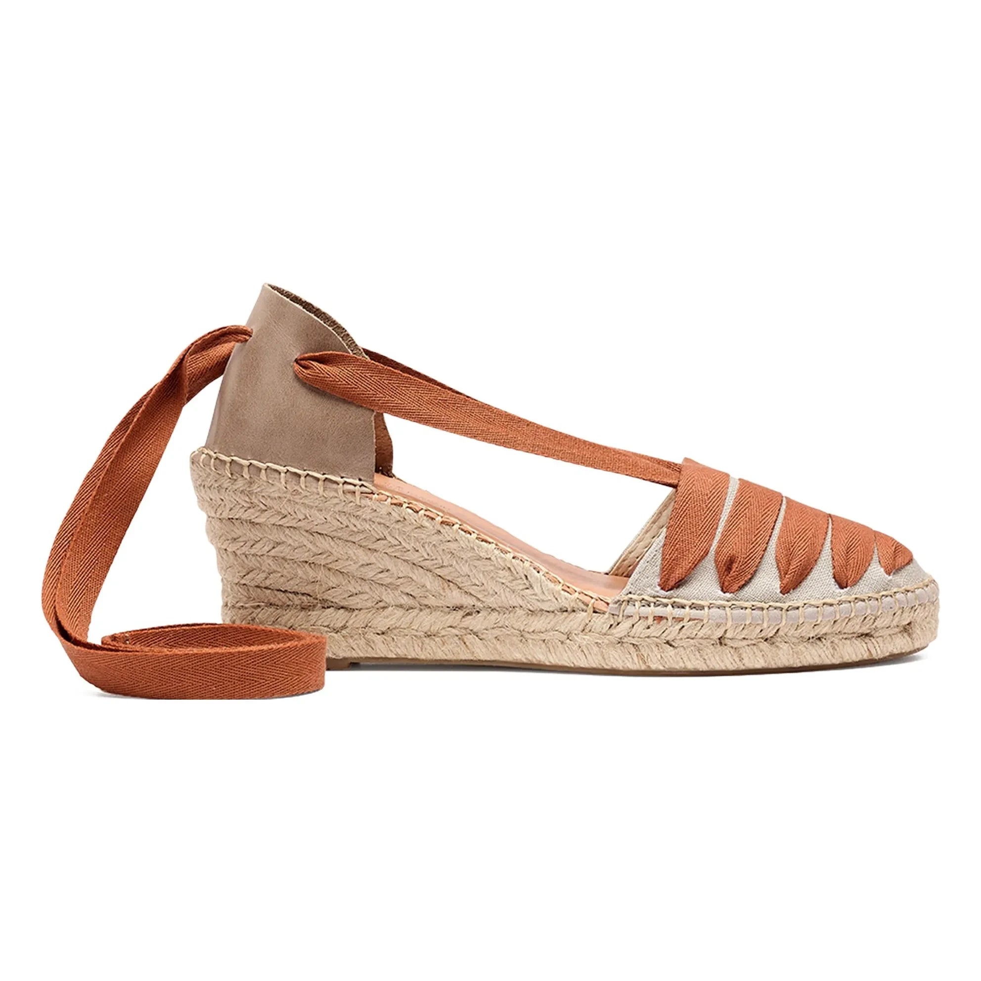 Naguisa - Moraira Espadrilles | Terracotta Red