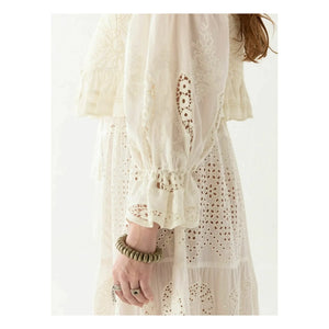 Maison Hotel - Canterbury Patch Dress Lilibet | White