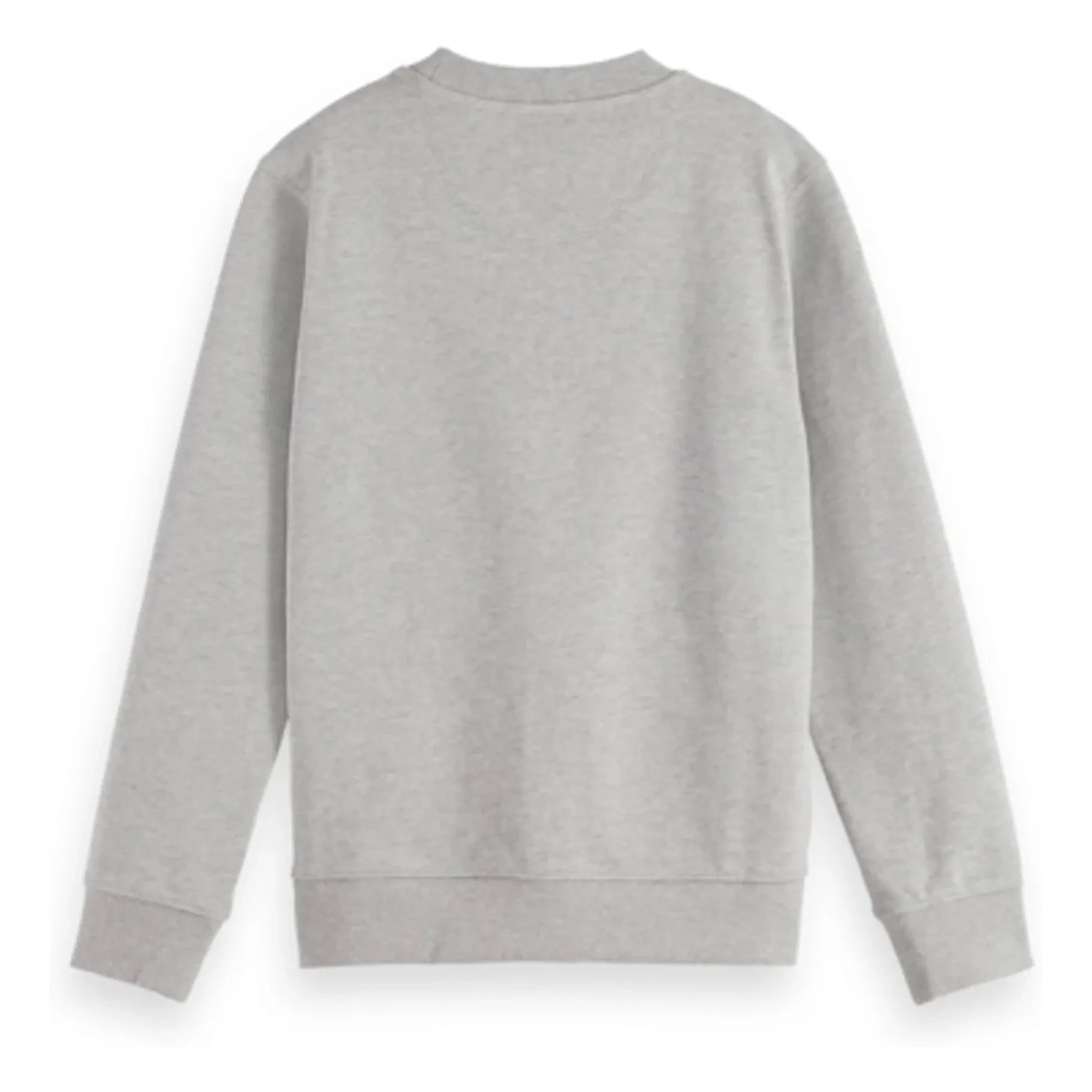 Scotch & Soda - Logo Patch Sweatshirt | Grey Melange