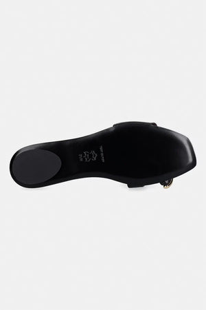 Tory Burch Deri Düz Taban Kadın Terlik Pierced Slide