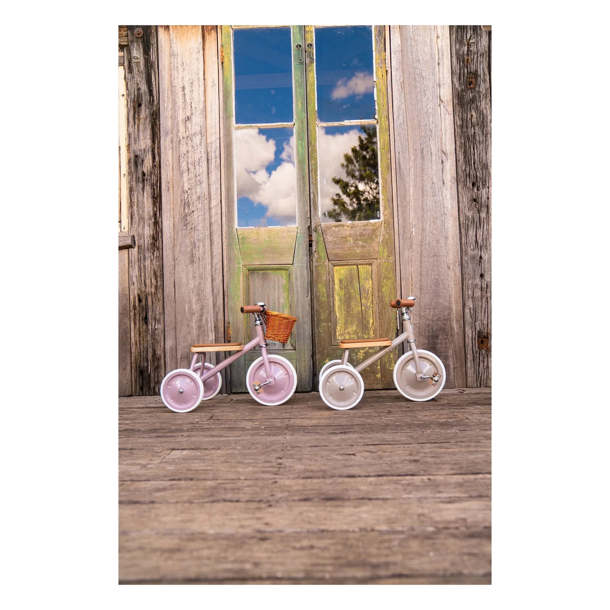 Banwood - Metal and Wooden Three-Weeler Bicycle | Beige