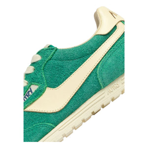Autry - Windspin Low Two-Tone Suede & Leather Sneakers | Green