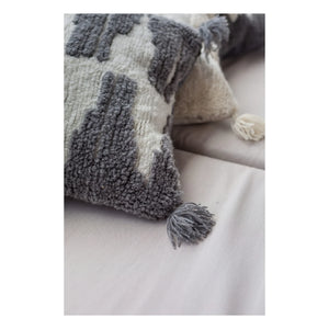 Lorena Canals x Smallable - Zagros Square Cushion - Smallable x Lorena Canals | Charcoal grey
