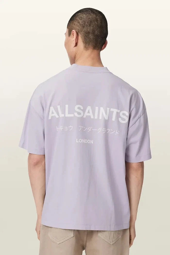 AllSaints Erkek Pamuklu Oversize Tişört