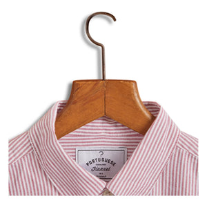 Portuguese Flannel - Belavista Striped Shirt | Red