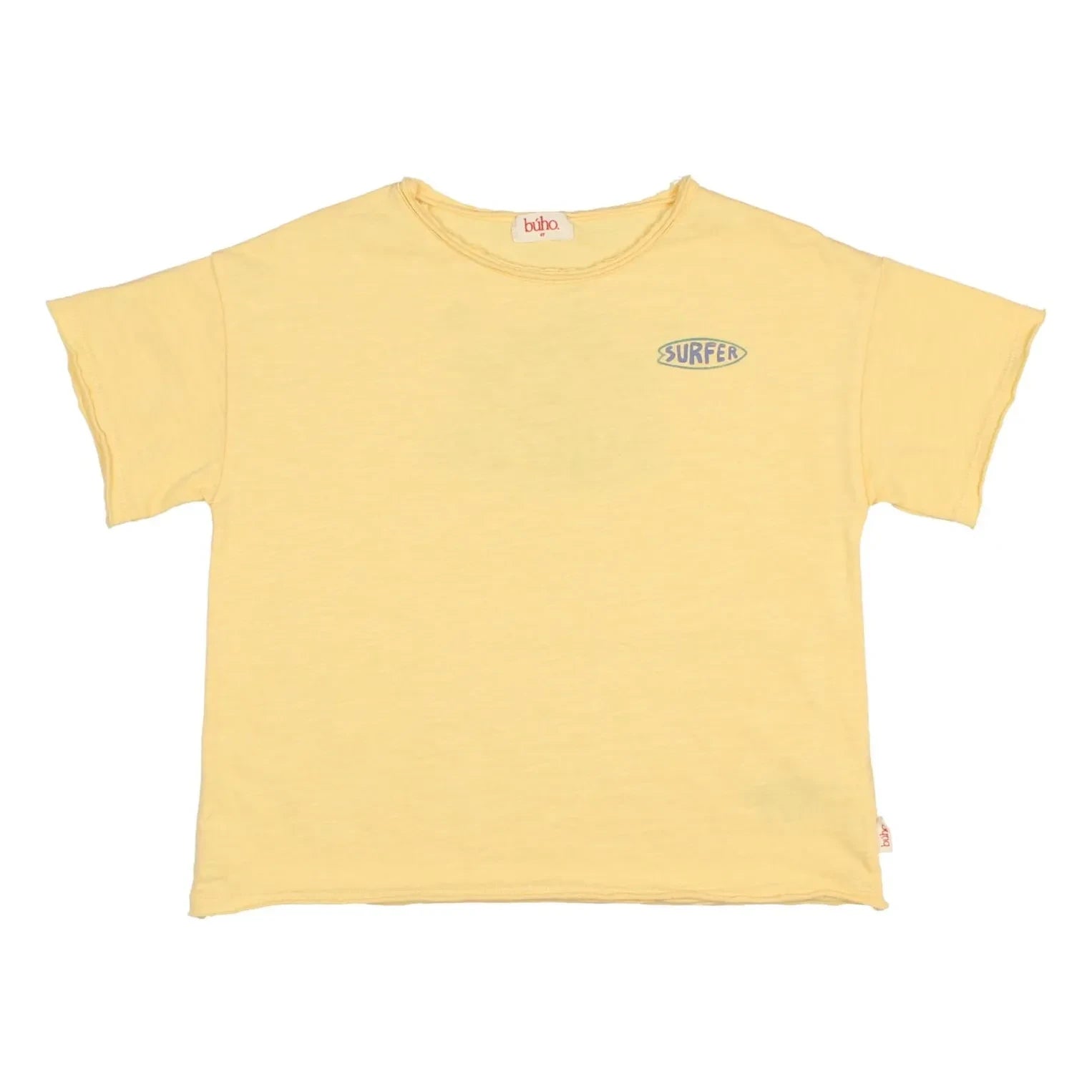 Búho - Surfer T-shirt Organic cotton | Yellow