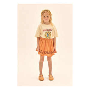 Jelly Mallow - Colorful Plate T-Shirt | Ivory