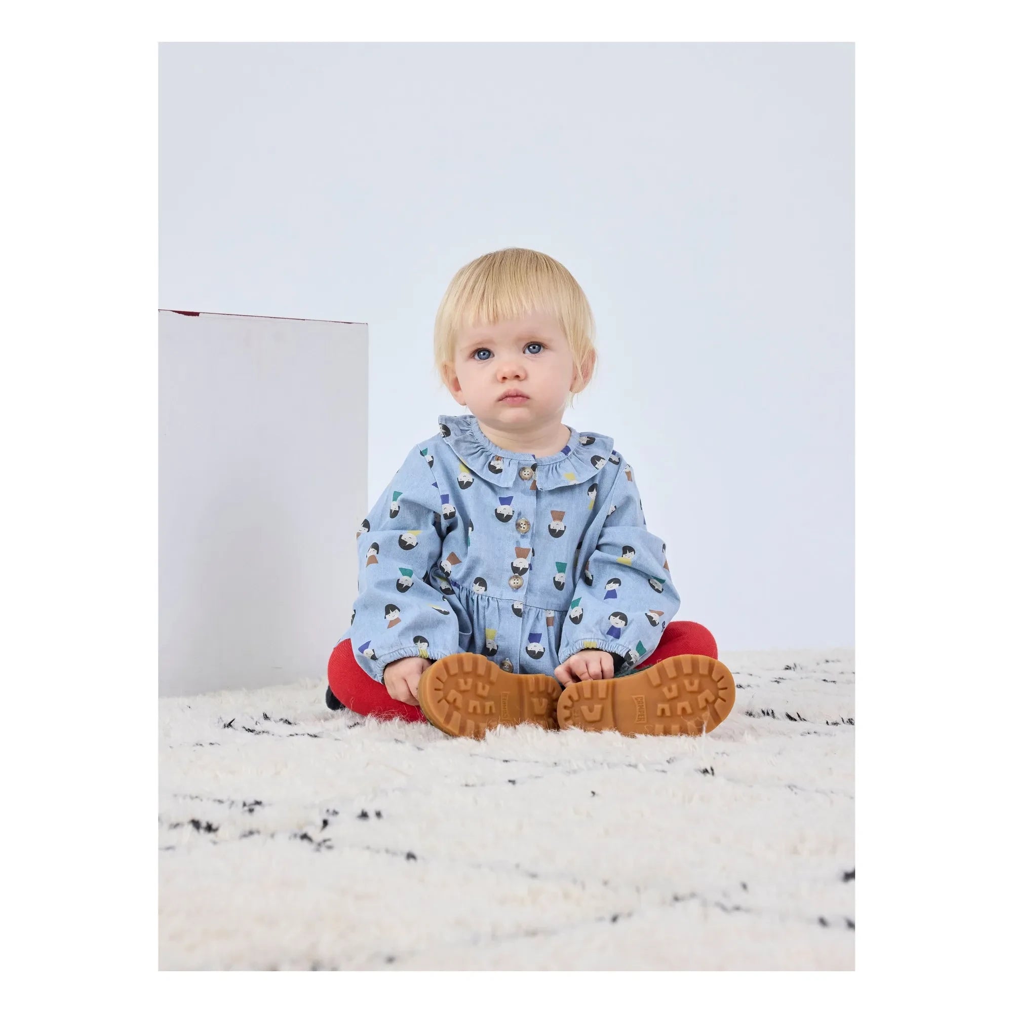 Bobo Choses - Pions Denim Dress | Light Blue