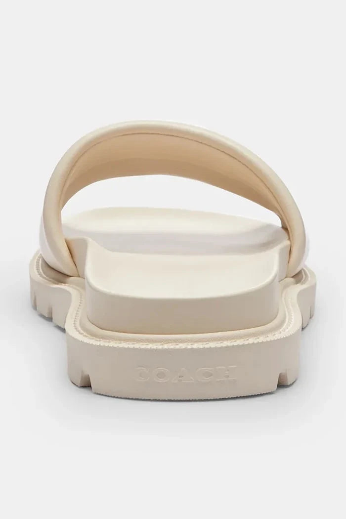 Coach Brynn Leather Slide Sandal Kadın Deri Düz Taban Terlik