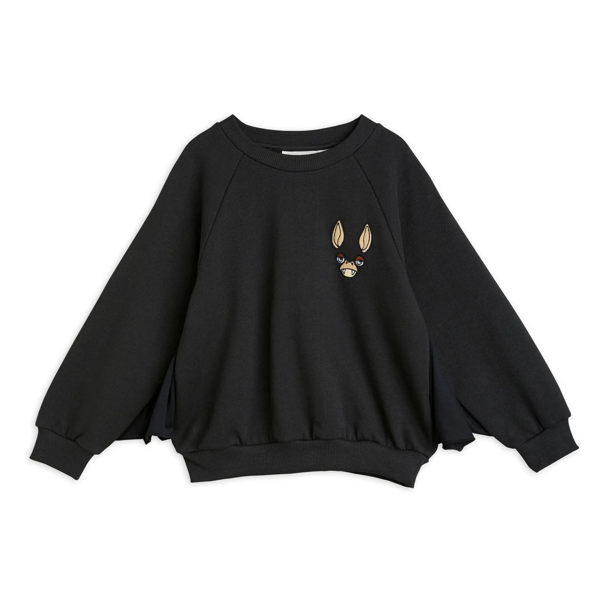 Mini Rodini - Organic Cotton Sweat Bat | Black
