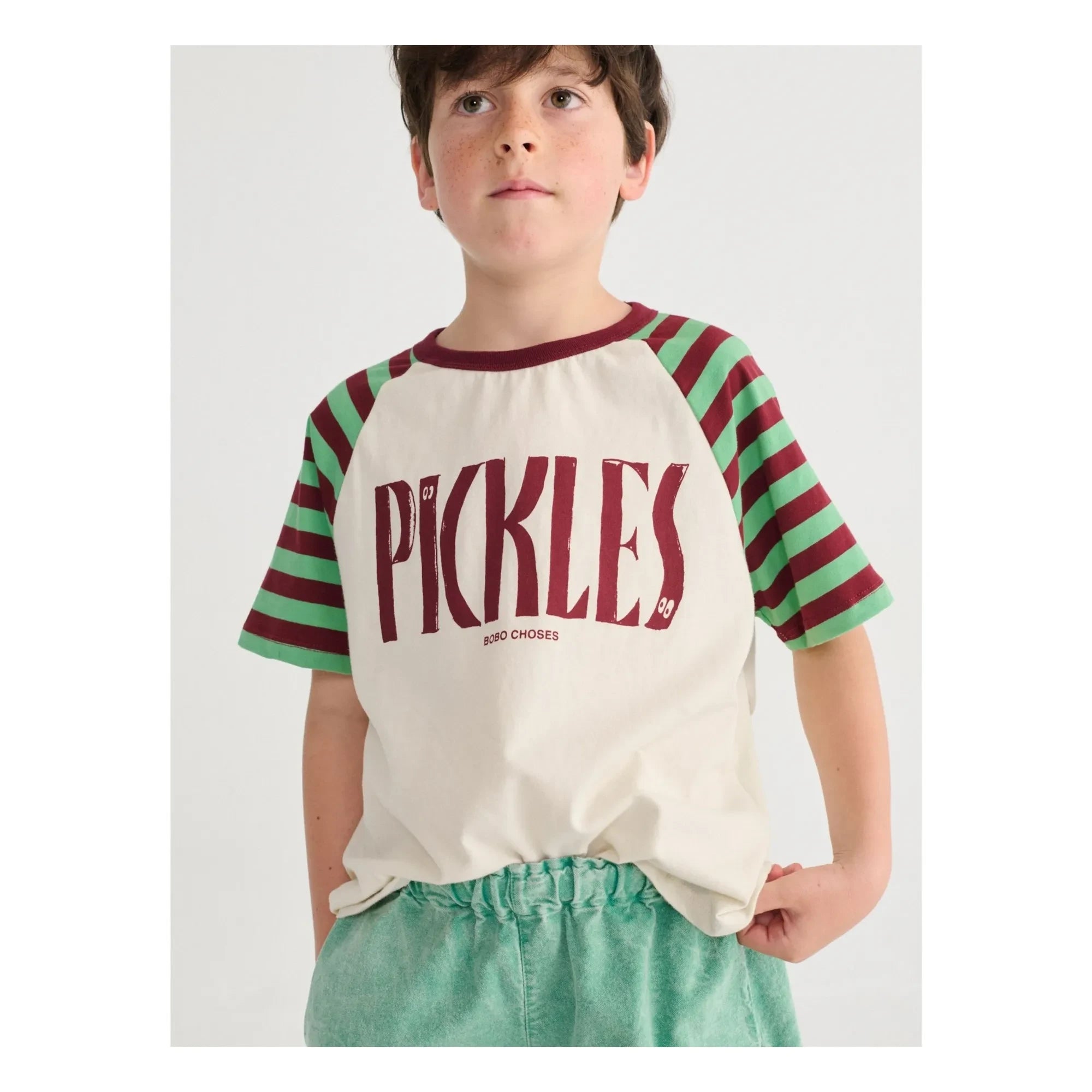 Bobo Choses - Pickles Organic Cotton T-Shirt | White