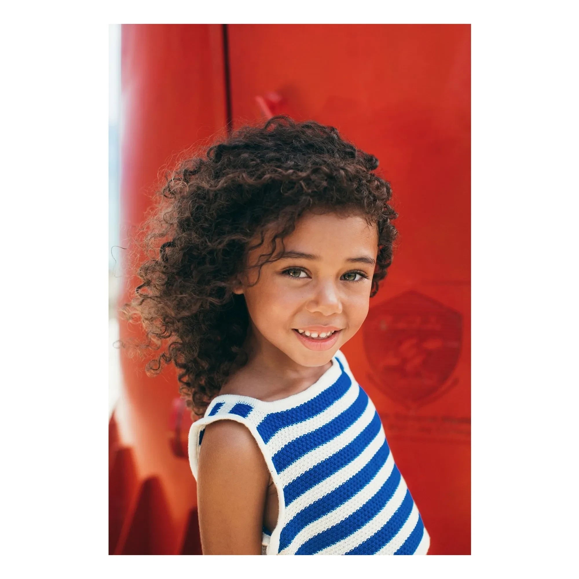Pepita & Me - Johnny Maille Striped Top and Pants Set | Blue