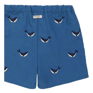 Donsje - Wangu Whale Shorts Made from Recycled Fibers | Blue