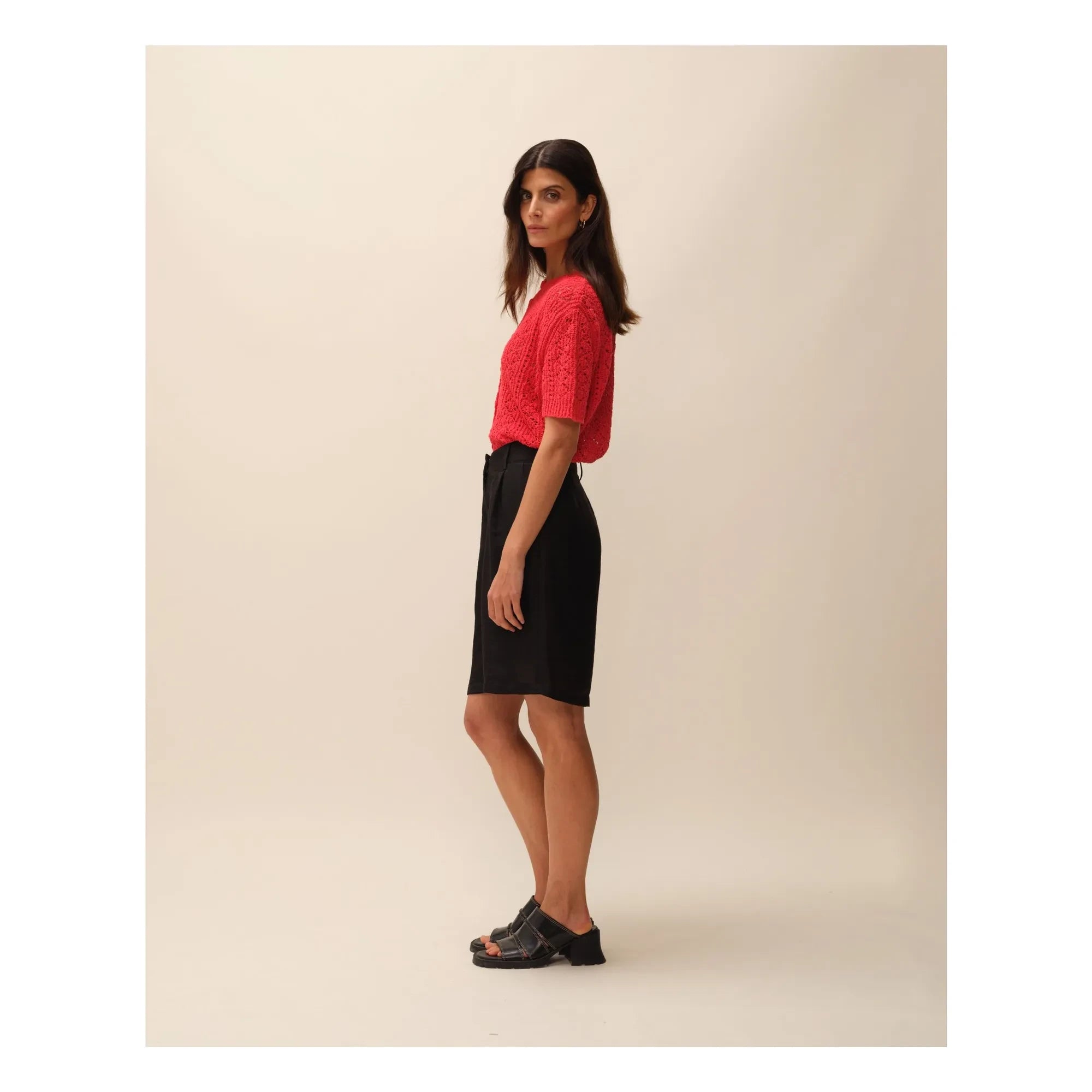 Nitah - Myriam Bermuda Shorts | Black