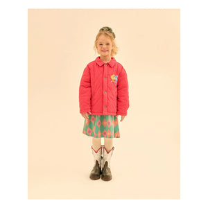 Jelly Mallow - Hug Me Quilted Jacket | Red