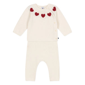 Petit Bateau - 2-Piece Mesh Set | White