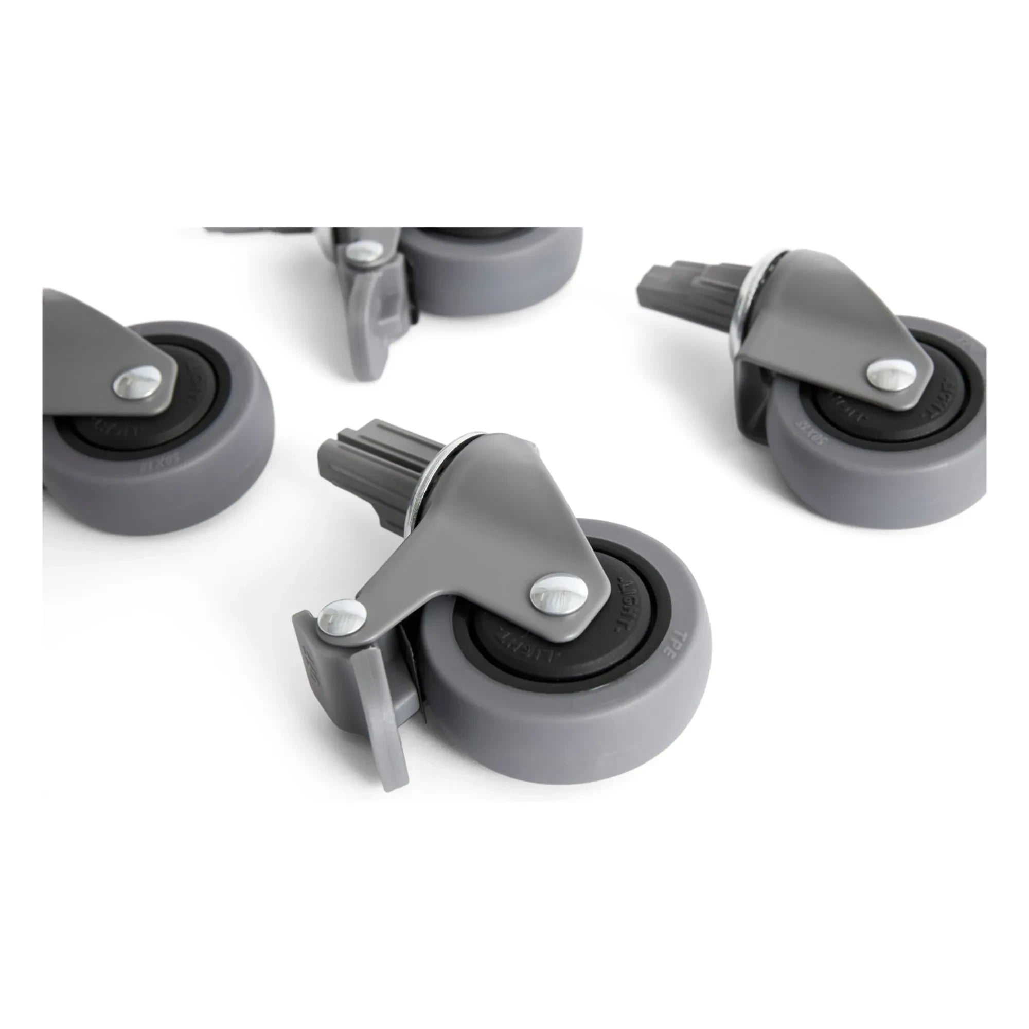 Hay - Crate Foldable Cart Wheels - Set of 4 | Gray