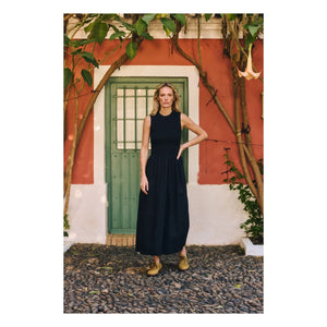 Maria de la Orden - Saint Barth Cotton Dress | Black