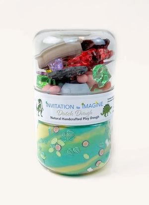 Invitation to Imagine - Big Surprise Play Dough Jar - Dino